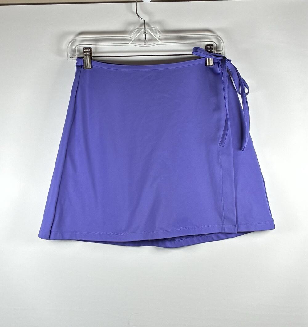 Girlfriend Collective Womens M Purple Wrap Tennis Skort Skirt Athleisure Golf